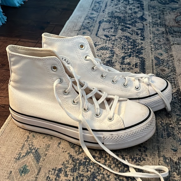 White Platform Converse - Picture 2 of 3
